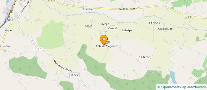 localisation de l'entreprise ECOLOGICAL POOL RESEARCH à PENNE D'AGENAIS