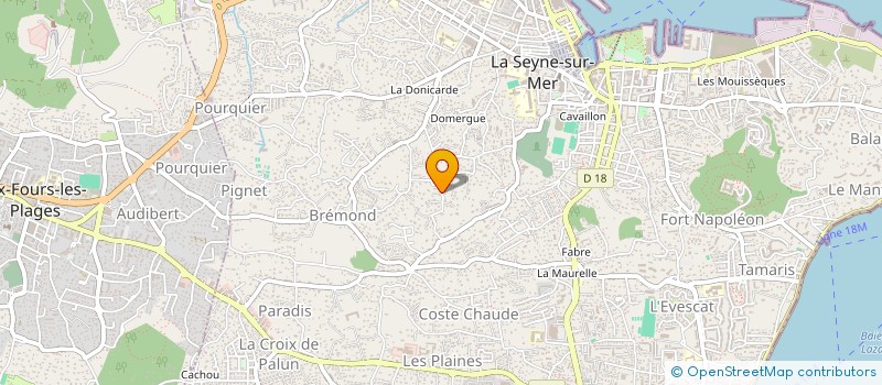 localisation de l'entreprise ECOLOGIE, ACTION, TERRE (EAT)  LA SEYNE-SUR-MER