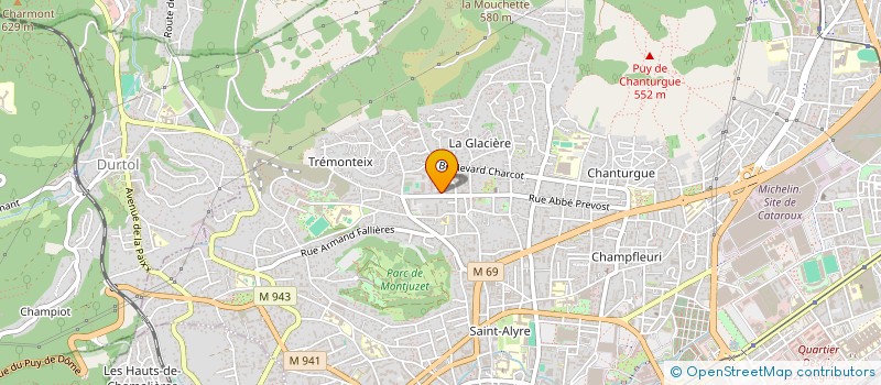 localisation de l'entreprise ECOLOGIE CONSTRUCTION  CLERMONT-FERRAND