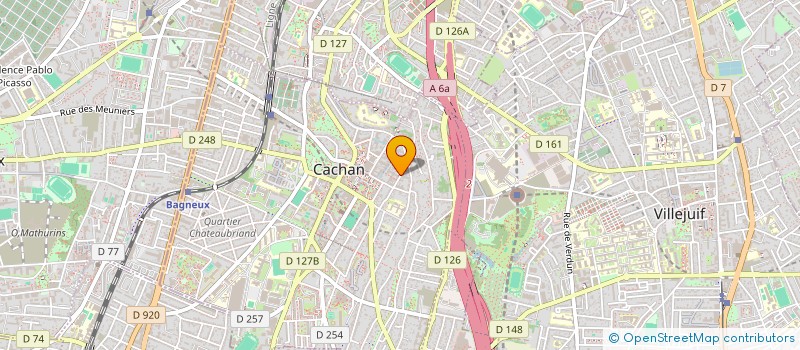 localisation de l'entreprise ECOLOGIE DE FRANCE à CACHAN