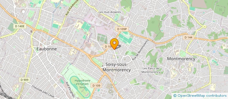 localisation de l'entreprise ECOLOGIE DU CORPS à SOISY-SOUS-MONTMORENCY