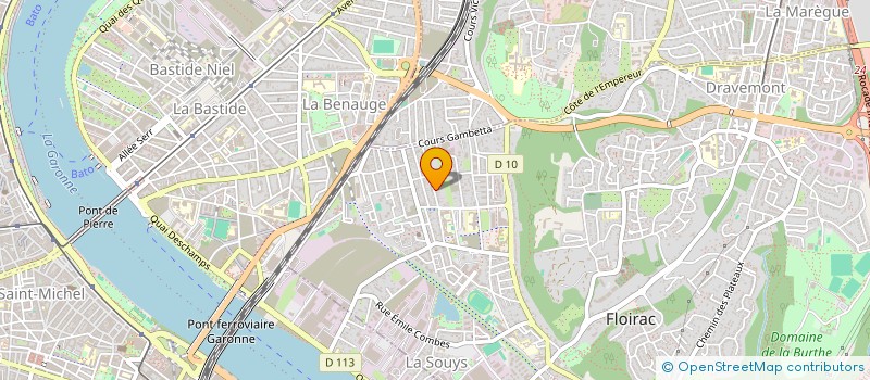 localisation de l'entreprise ECOLOGIE ENTRE DEUX MERS  FLOIRAC