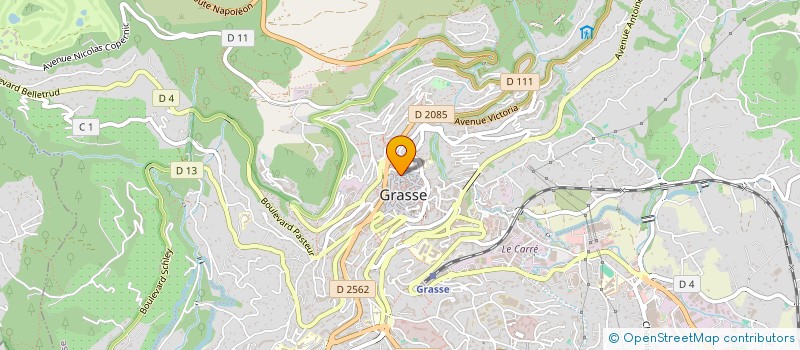 localisation de l'entreprise ECOLOGIE ET HABITAT à GRASSE