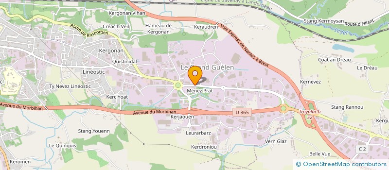 localisation de l'entreprise ECOLOGIE ET MATERIAUX à QUIMPER