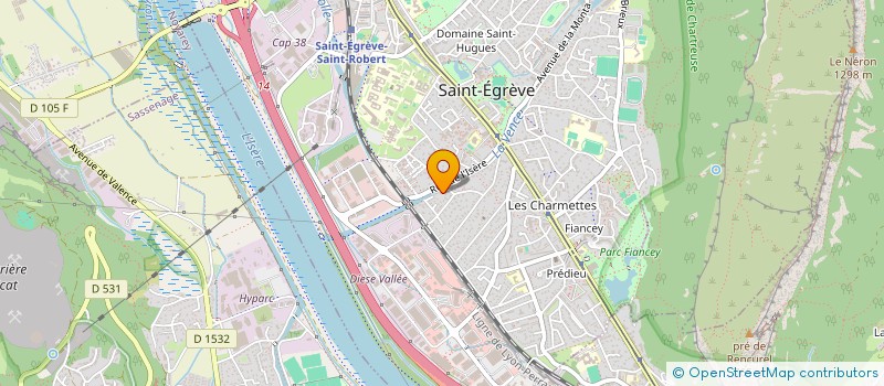 localisation de l'entreprise ECOLOGIE ET SOCIETE à SAINT-EGREVE