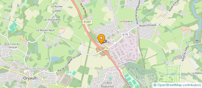 localisation de l'entreprise ECOLOGIE SOLIDARITE ORVAULT à ORVAULT