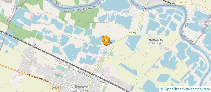 localisation de l'entreprise ECOLOGIE VALORISATION ENVIRONNEMENT  VILLEBLEVIN