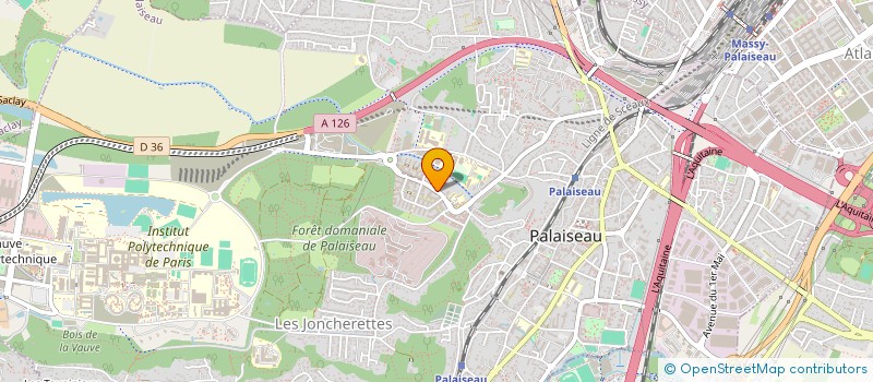 localisation de l'entreprise ECOLOGIETECH à PALAISEAU