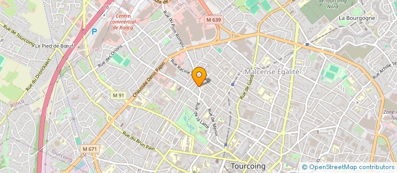 localisation de l'entreprise ECOLOGIS SYSTEMS CHAUFFAGE à TOURCOING