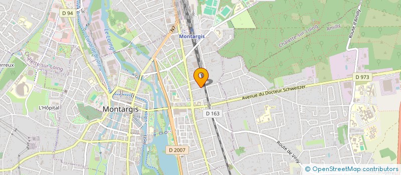 localisation de l'entreprise ECOLONET à MONTARGIS
