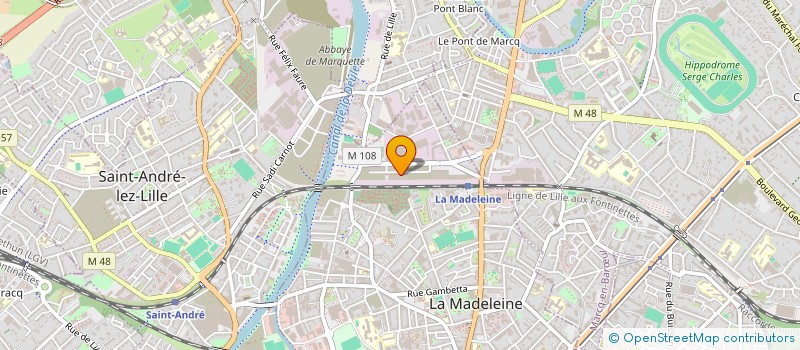 localisation de l'entreprise ECOLOPO à LA MADELEINE