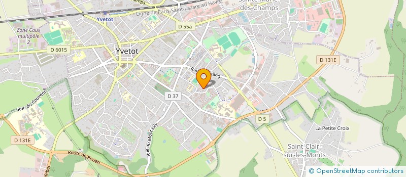 localisation de l'entreprise ECOLOSPOINTS à YVETOT