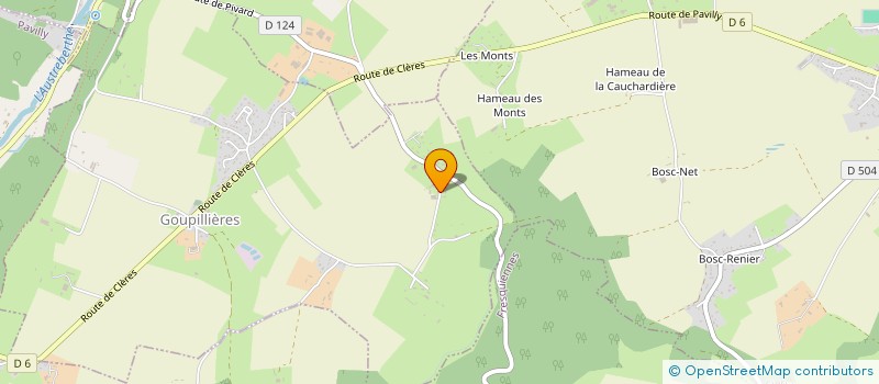 localisation de l'entreprise ECOLOVI  GOUPILLIERES