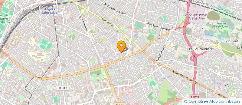 localisation de l'entreprise ECOLOWASH à ANGERS