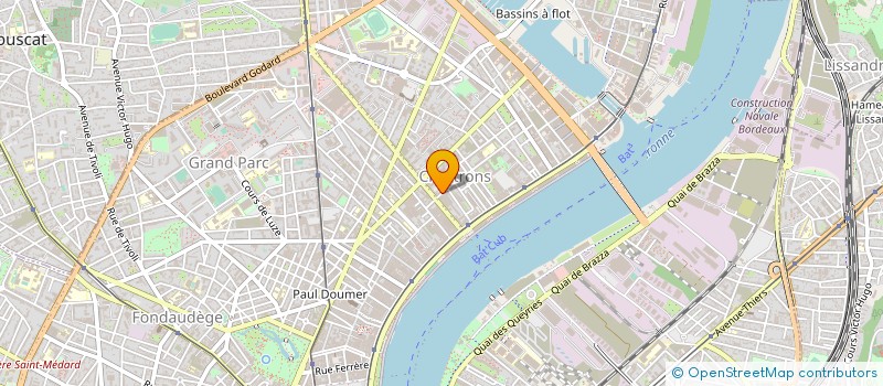 localisation de l'entreprise ECOM CS ATLANTIQUE à BORDEAUX