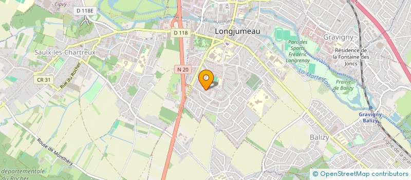 localisation de l'entreprise ECOM DEDIEU à LONGJUMEAU