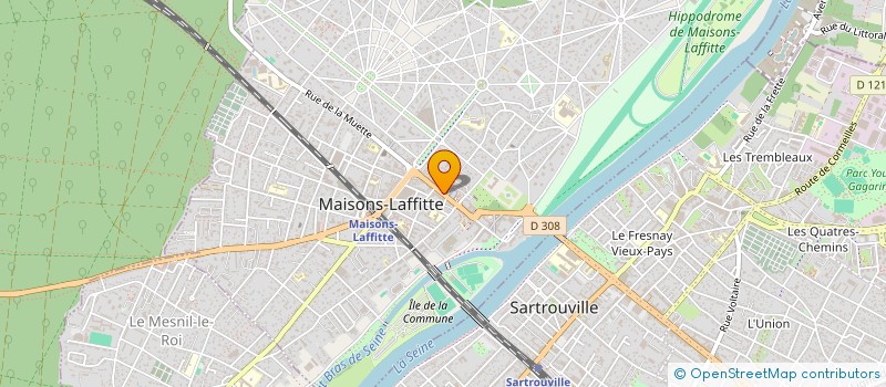 localisation de l'entreprise ECOM DIGITAL  MAISONS-LAFFITTE