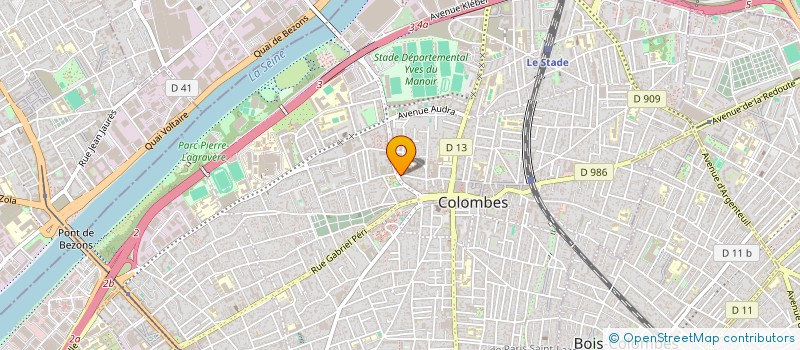localisation de l'entreprise ECOM FM à COLOMBES