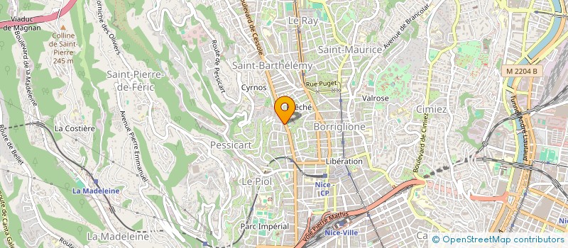 localisation de l'entreprise ECOM FMA à NICE