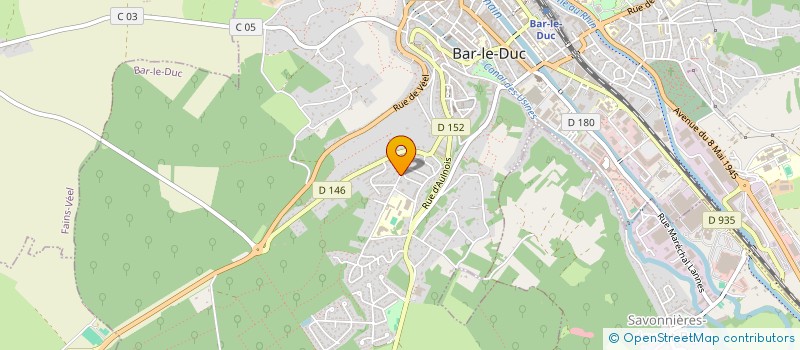 localisation de l'entreprise ECOM KOSTER à BAR-LE-DUC