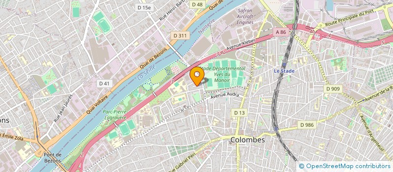 localisation de l'entreprise ECOM PLUS à COLOMBES