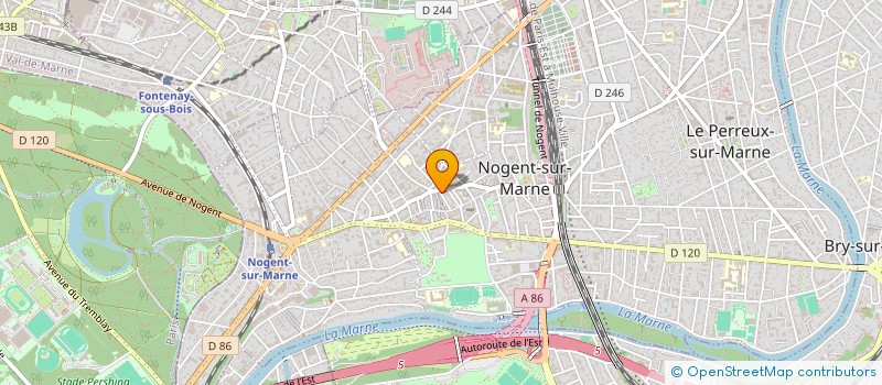 localisation de l'entreprise ECOM SCALE UP  NOGENT-SUR-MARNE