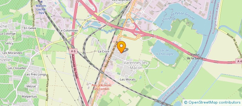 localisation de l'entreprise ECOMAC CUISINE à VARENNES-LES-MACON