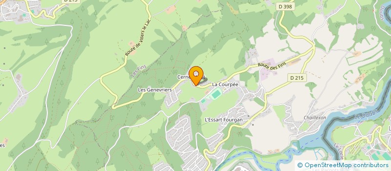 localisation de l'entreprise ECOMAD  VILLERS-LE-LAC