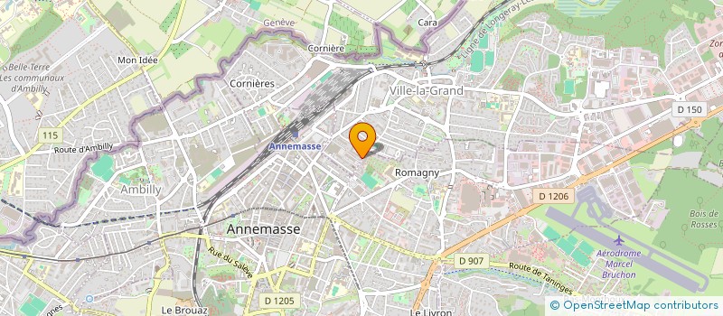 localisation de l'entreprise ECOMAG  VILLE-LA-GRAND