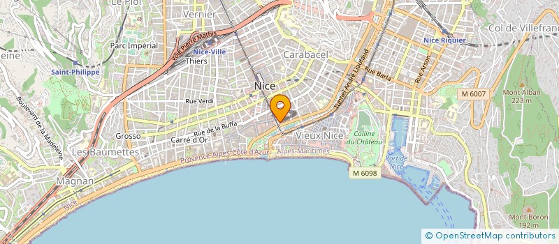 localisation de l'entreprise ECOMAIL à NICE