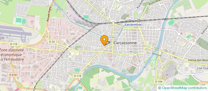 localisation de l'entreprise ECOMAISON à CARCASSONNE