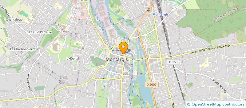 localisation de l'entreprise ECOMALTENERGIE à MONTARGIS