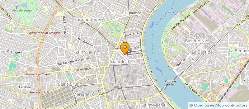 localisation de l'entreprise ECOMAR ALPHA à BORDEAUX