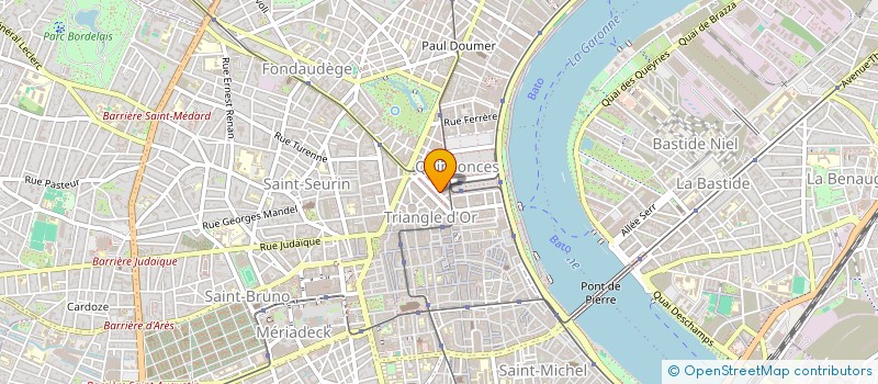 localisation de l'entreprise ECOMAR DELTA à BORDEAUX