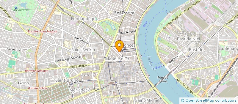 localisation de l'entreprise ECOMAR SHIPHOLDING à BORDEAUX