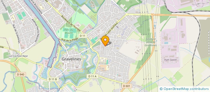 localisation de l'entreprise ECOMAT ENERGIES à GRAVELINES
