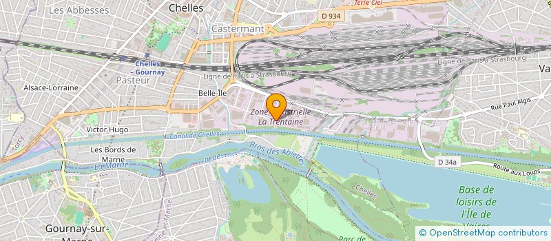 localisation de l'entreprise ECOMAT SARL  CHELLES