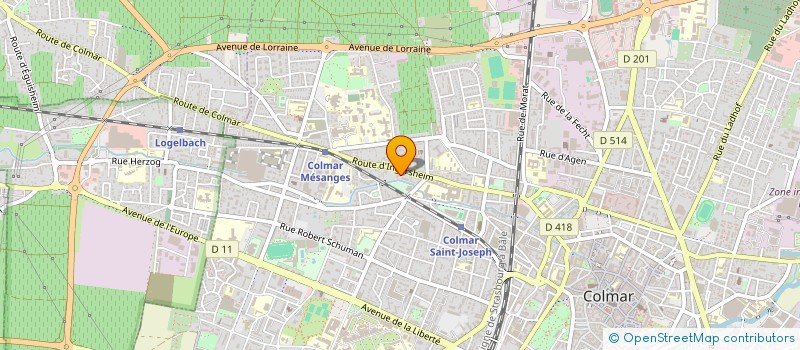 localisation de l'entreprise ECOMATIC CONCEPTS à COLMAR