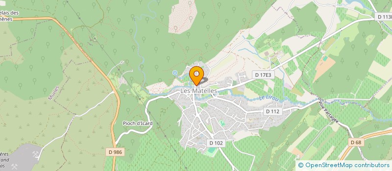 localisation de l'entreprise ECOMCARE CONSEIL  LES MATELLES