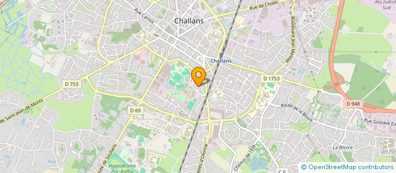 localisation de l'entreprise ECOMD à CHALLANS