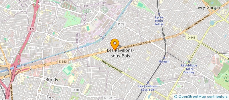 localisation de l'entreprise ECOMENAGER PLUS à LES PAVILLONS-SOUS-BOIS
