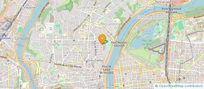 localisation de l'entreprise ECOMETRIS à LYON