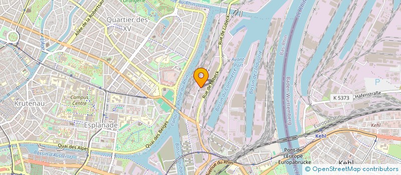 localisation de l'entreprise ECOMIA à STRASBOURG