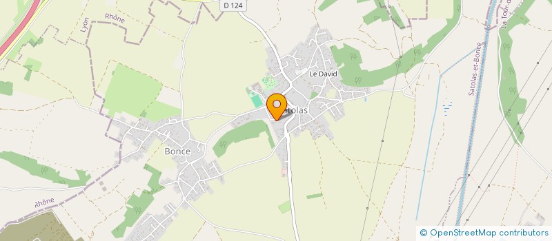 localisation de l'entreprise ECOMM  SATOLAS-ET-BONCE