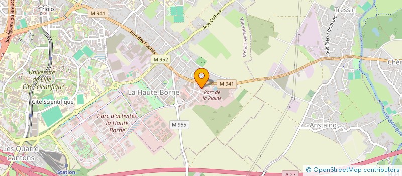localisation de l'entreprise ECOMM NORD à VILLENEUVE-D'ASCQ