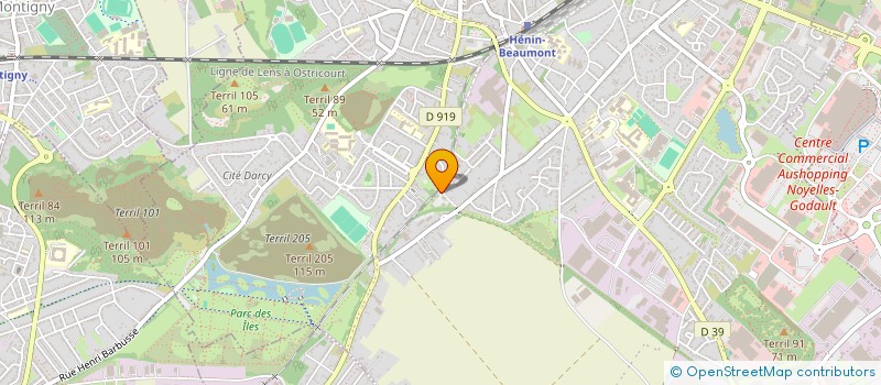 localisation de l'entreprise ECOMMERCE EB  HENIN-BEAUMONT