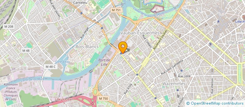 localisation de l'entreprise ECOMMERCE RTM à LILLE