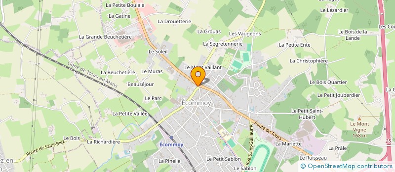 localisation de l'entreprise ECOMMOY BOUTIQUE DU COEUR à ECOMMOY