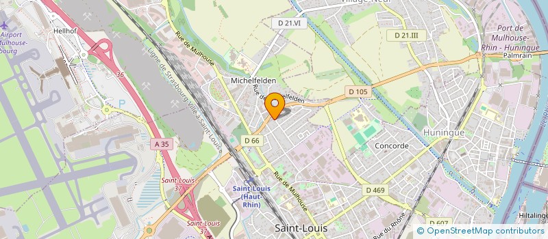 localisation de l'entreprise ECOMNOVA à SAINT-LOUIS