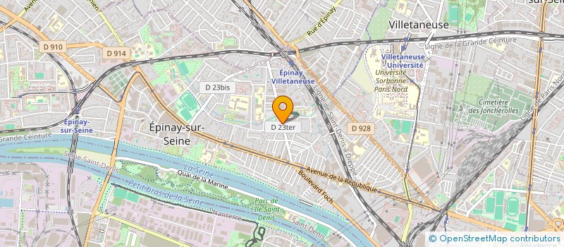 localisation de l'entreprise ECOMOB'S (ECO-MOBILITE SERVICES) à EPINAY-SUR-SEINE